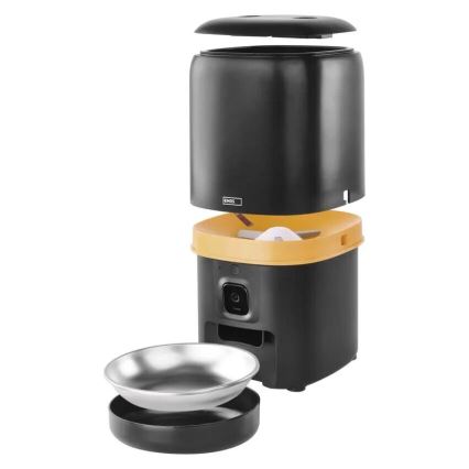 Automātisks barības dozators ar mikrofonu un kamera 4l/5V/3xD Wi-Fi