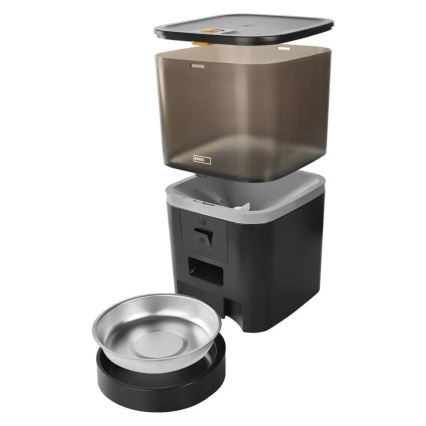 Automātisks barības dozators ar mikrofonu un kamera 6l/5V/4xAA Wi-Fi
