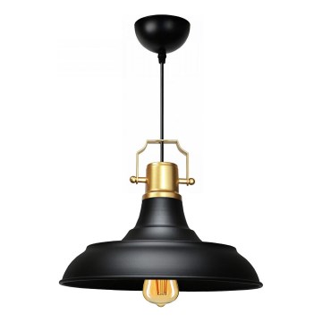 AYD piekārta lampa 1xE27/40W/230V melna/zelta