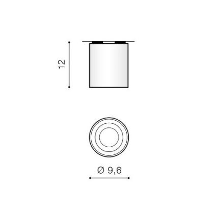 Azzardo AZ0781 - Griestu gaismeklis BROSS 1xGU10/50W/230V