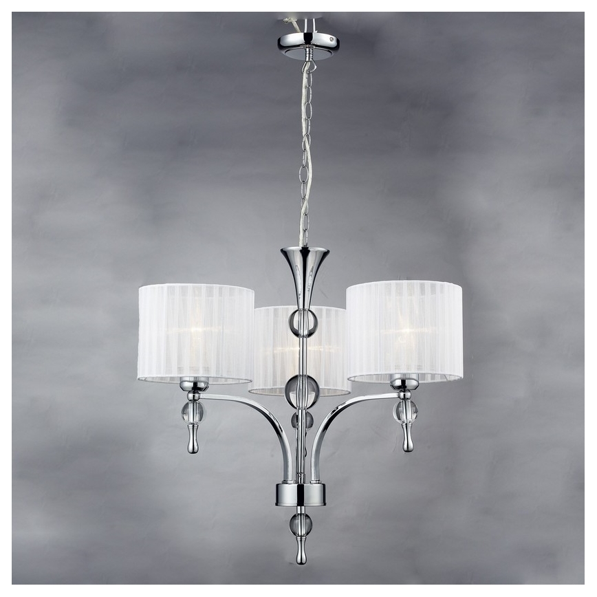 Azzardo AZ1006 - Lustra ar ķēdi IMPRESS 3xE27/60W/230V