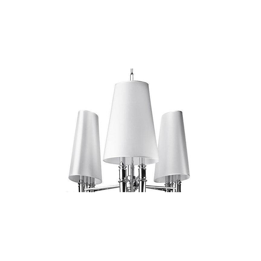 Azzardo AZ1232 - Lustra uz auklas DIABLO 6xE14/11W/230V balta