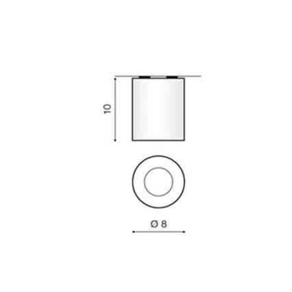 Azzardo AZ1360 - Āra griestu gaismeklis ARO 1xGU10/50W/230V IP54