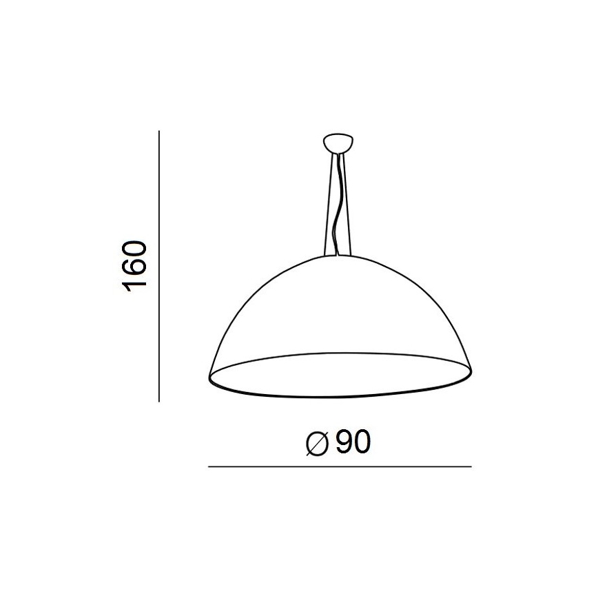 Azzardo AZ1402 - Lustra uz auklas MAGMA 4xE27/60W/230V