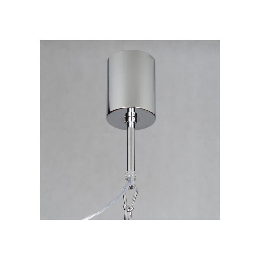 Azzardo AZ1417 - Lustra uz ķēdes DIABLO 12xE14/11W/230V melna