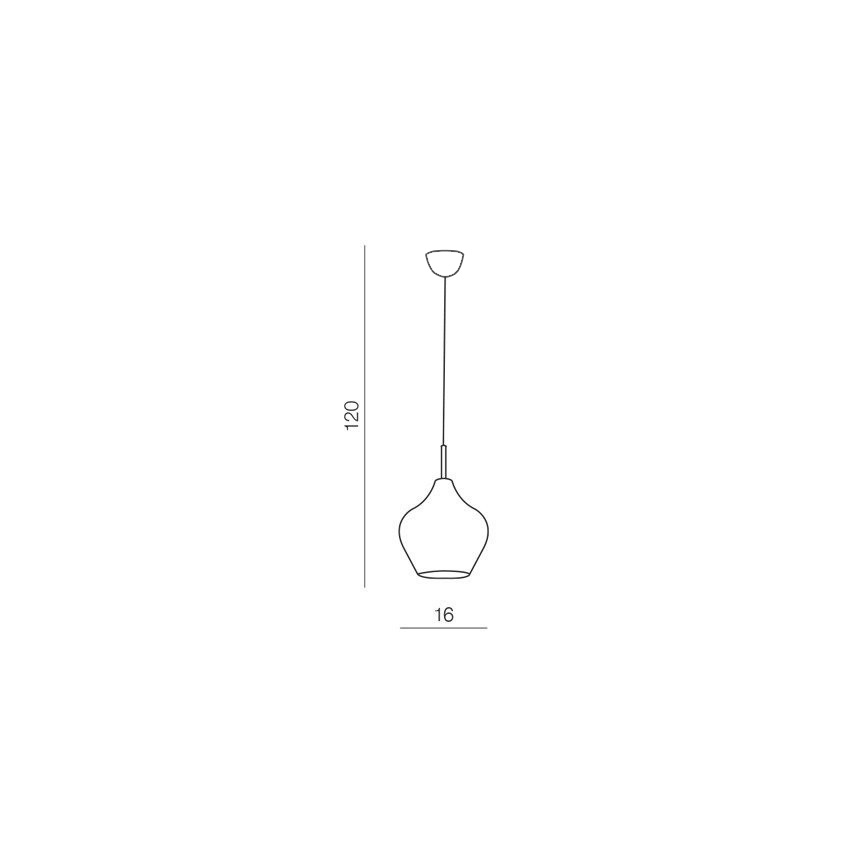 Azzardo AZ2148 - Lustra ar auklu AMBER MILANO 1xG9/40W/230V
