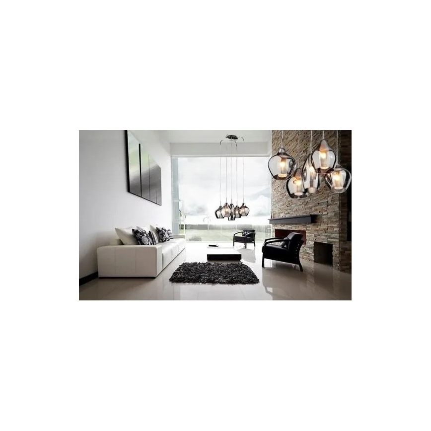 Azzardo AZ2149 - Lustra ar auklu AMBER MILANO 3xG9/40W/230V