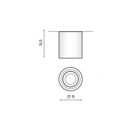 Azzardo AZ2690 - Vannas istabas griestu gaismeklis BRANT 1xGU10/50W/230V IP44