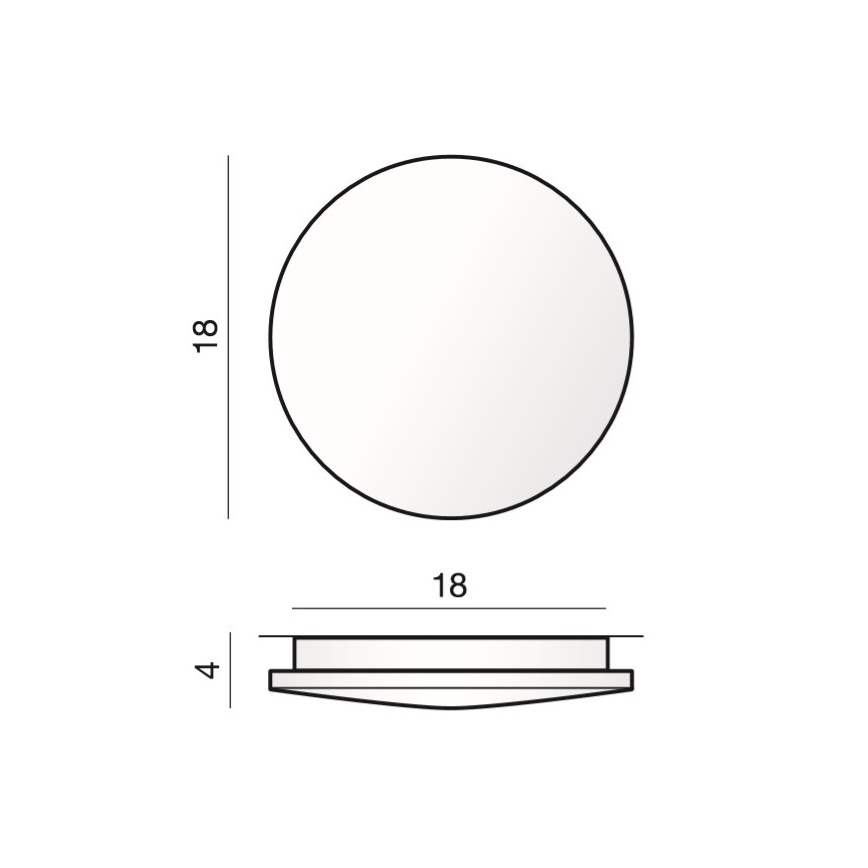 Azzardo AZ2715 - LED griestu gaismeklis ANCONA 1xLED/12W/230V