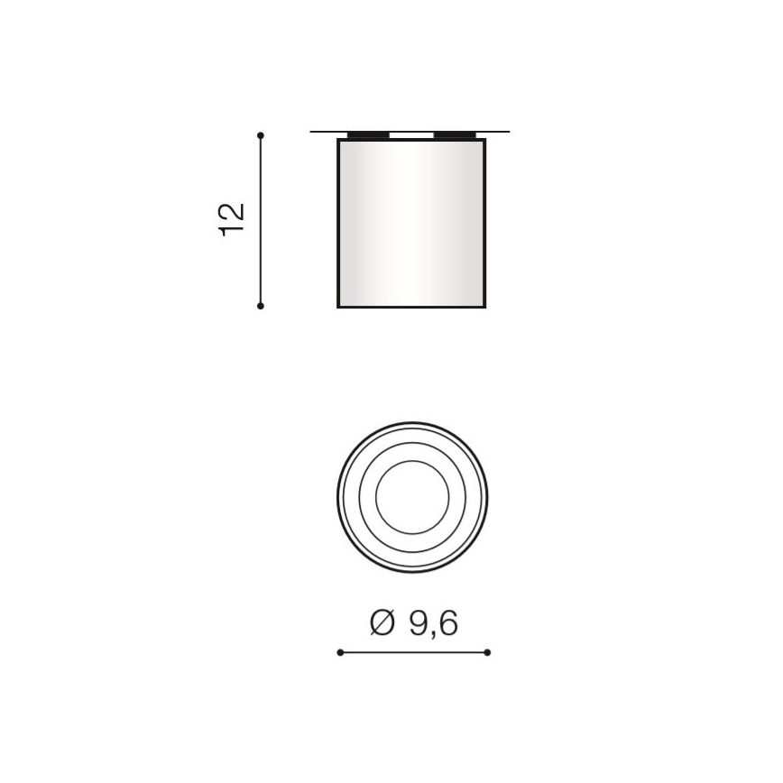 Azzardo AZ2955 - Griestu gaismeklis BROSS 1xGU10/50W/230V