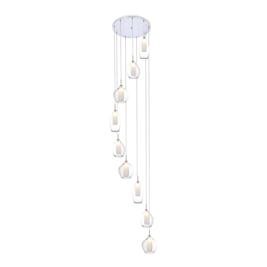 Azzardo AZ3102 - Lustra ar auklu MILANO 9xG9/40W/230V
