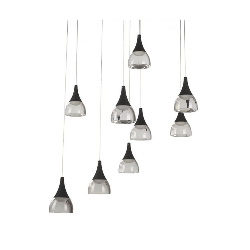 Azzardo AZ3143 - LED aptumšojama lustra ar auklu DALMATIA 9xLED/5W/230V