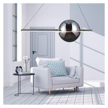 Azzardo AZ3351 - LED Aptumšojama lustra ar auklu SANDRA LED/36W/230V