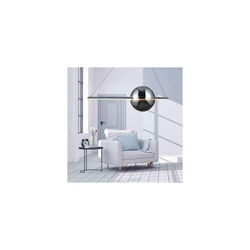 Azzardo AZ3351 - LED Aptumšojama lustra ar auklu SANDRA LED/36W/230V