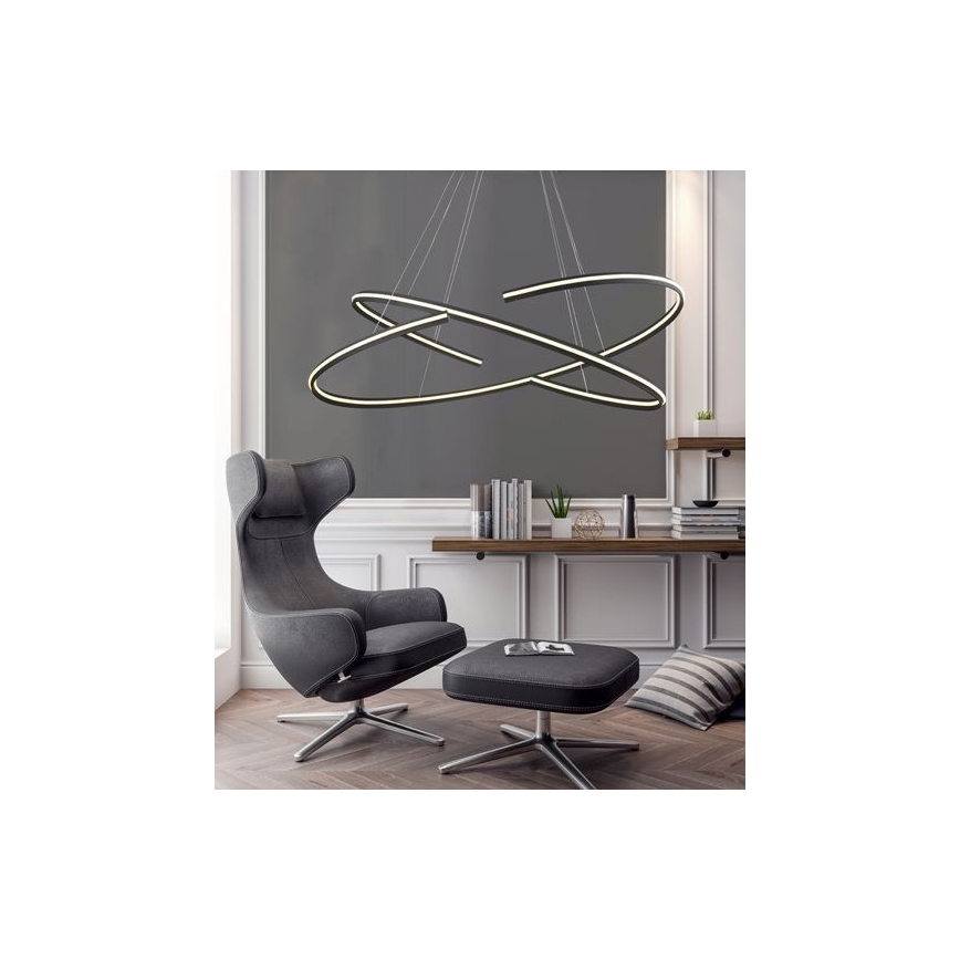 Azzardo AZ3356 - LED Aptumšojama lustra uz auklas ALESSIA LED/100W/230V