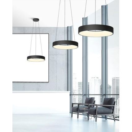Azzardo AZ3449 - LED Aptumšojama lustra uz auklas SOVANA LED/80W/230V + tālvadības pults