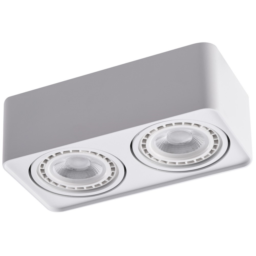 Azzardo AZ4132 - Starmetis PAOLA 2xGU10-ES111/16W/230V balts