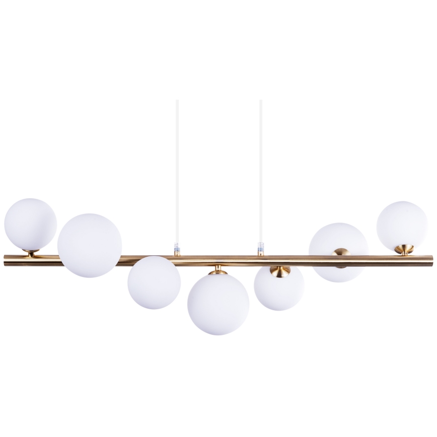 Azzardo AZ4409 - Lustra ar auklu SYBILLA 7xG9/25W/230V, zelta