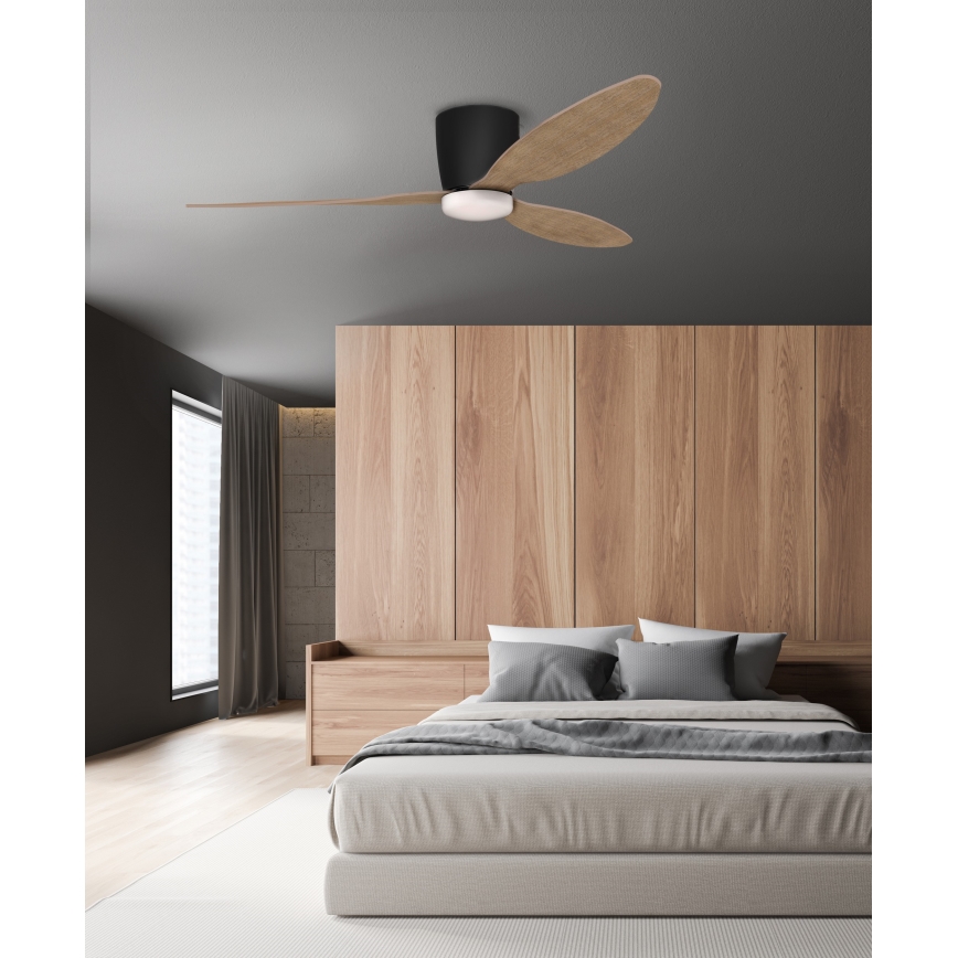 Azzardo AZ4450 - LED Aptumšojams griestu ventilators VENETI LED/18W/230V 3000/4000/5500K + tālvadības pults