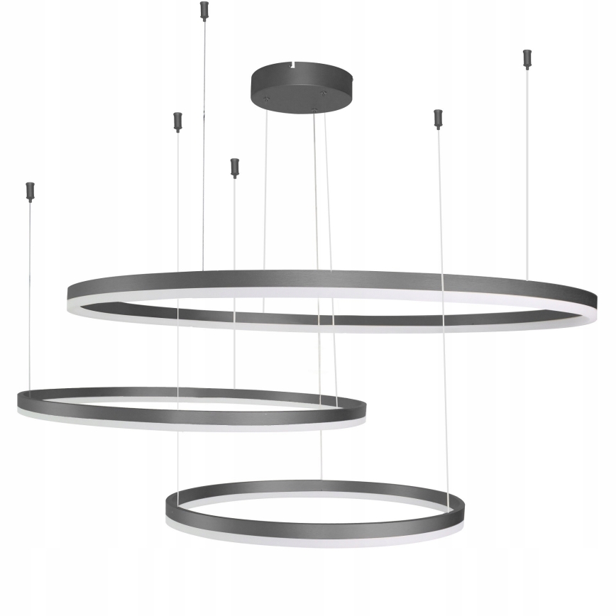 Azzardo AZ4707 - LED lustra uz vada HALO LED/130W/230V melna