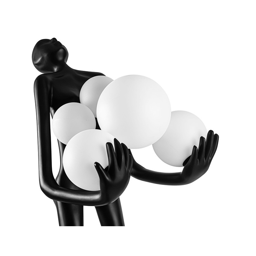 Azzardo AZ4985 - Grīdas stāvlampa ATLAS 6xE14/50W/230V 180 cm sveķi