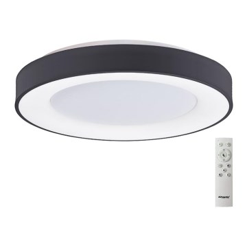 Azzardo AZ4991 - LED Aptumšojama griestu lampa SANTANA LED/50W/230V melna + tālvadības pults