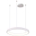 Azzardo AZ5015 - LED Aptumšojama lustra ar auklu AGNES LED/38W/230V d. 48 cm, balta