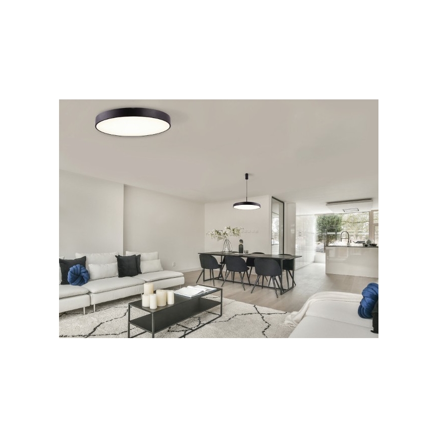 Azzardo AZ5082 - LED Aptumšojama griestu lampa MARCELLO LED/60W/230V melna