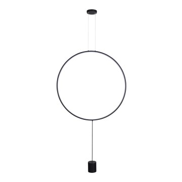 Azzardo AZ5264 - LED Aptumšojama lustra ar auklu CODUTTI LED/28W/230V melna