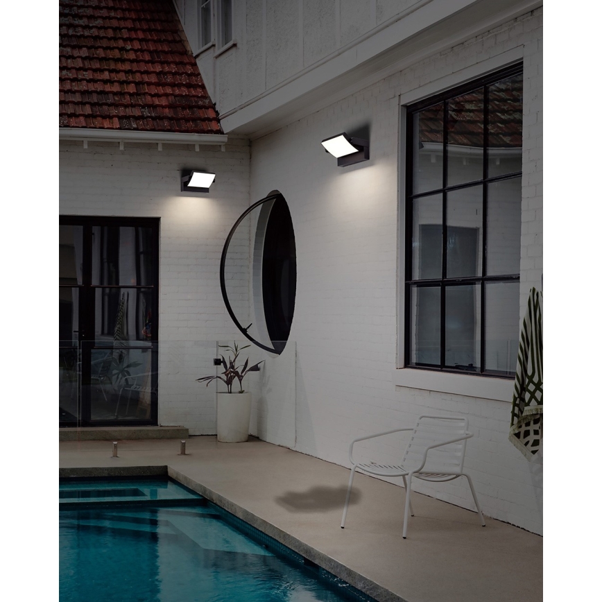 Azzardo AZ5340 - LED Āra sienas lampa ar sensoru DURANTE LED/21W/230V IP54