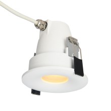 Azzardo AZ5389 - Vannas istabas iegremdējama lampa ROMOLO 1xGU10/50W/230V IP65 balta