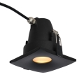 Azzardo AZ5392 - Vannas istabas iegremdējama lampa ROMOLO 1xGU10/50W/230V IP65, melna