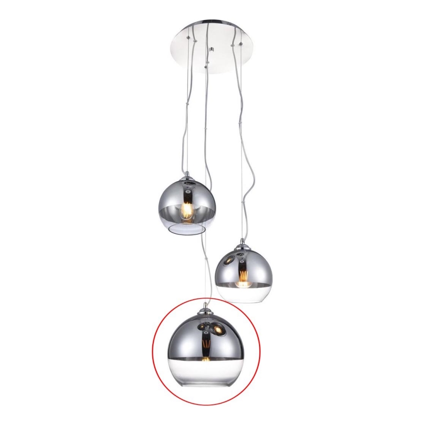 Azzardo - Rezerves stikls lustrai BALL - liela d. 24 cm