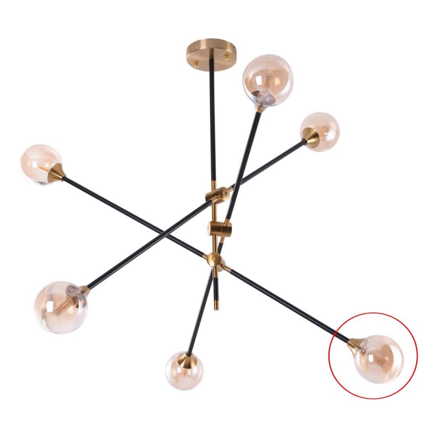 Azzardo - Rezerves stikls lustrai SOLEN d. 13,5 cm