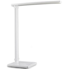 B.K. Licht 1005 - LED Aptumšojama skārienvadāma galda lampa ar USB LED/5W/230V balta