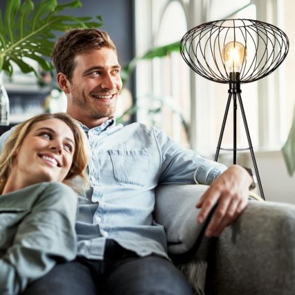 B.K. Licht 1470 - Grīdas lampa RETRO 1xE27/40W/230V