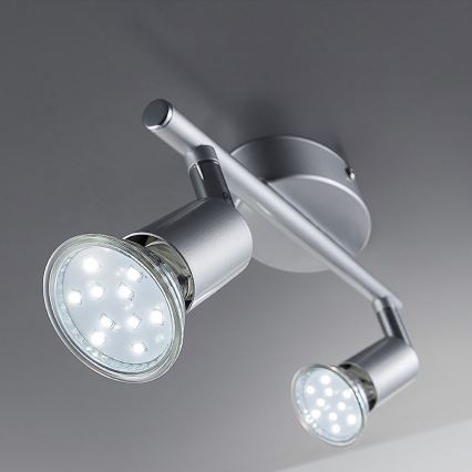 B.K.Licht 30-01-02-T - LED starmetis ESENTIALS 2xGU10/3W/230V 3000K