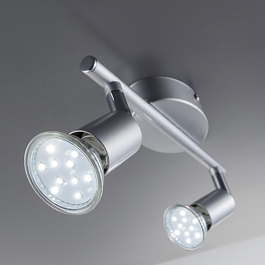 B.K.Licht 30-01-02-T - LED starmetis ESENTIALS 2xGU10/3W/230V 3000K