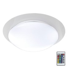 B.K.Licht BKL1025 - LED RGB Aptumšojams vannas istabas griestu gaismeklis ASKELLA LED/12W/230V IP44 + Tālvadības pults