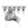 B.K.Licht - Komplekts 10x LED spuldzes GU10/5W/230V 3000K