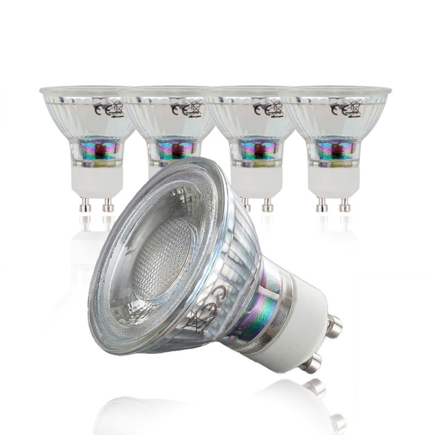 B.K.Licht - komplekts 5x LED spuldzes GU10/5W/230V 3000K