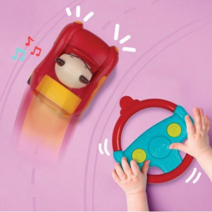 B-Toys - Automašīna ar tālvadības pulti Panda Bingo 4xAA + 2xAAA