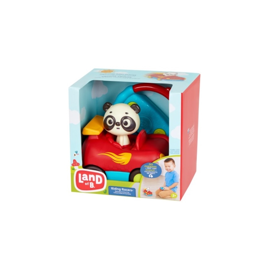 B-Toys - Automašīna ar tālvadības pulti Panda Bingo 4xAA + 2xAAA