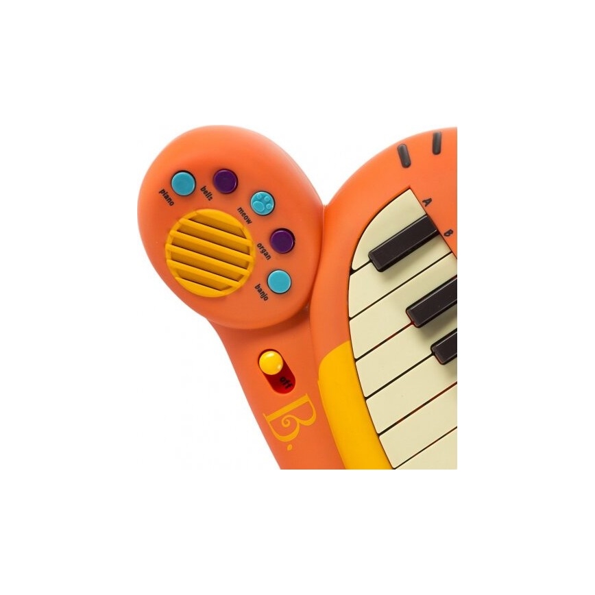 B-Toys - Bērnu klavieres ar mikrofonu Cat 4xAA
