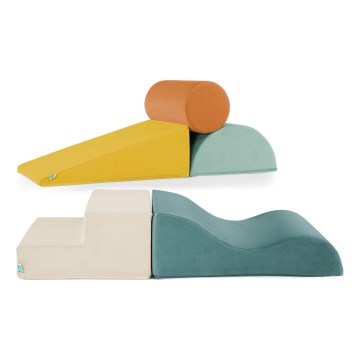 B-Toys - Bērnu putu bloki MAXI WONDERSHAPES 5 gab.