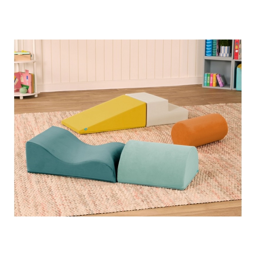 B-Toys - Bērnu putu bloki MAXI WONDERSHAPES 5 gab.