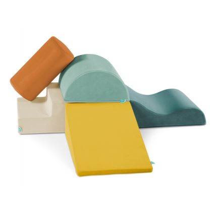 B-Toys - Bērnu putu bloki MAXI WONDERSHAPES 5 gab.