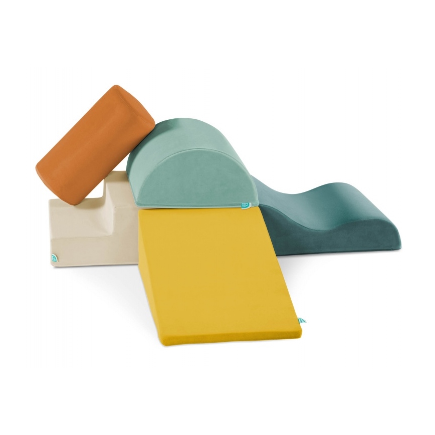 B-Toys - Bērnu putu bloki MAXI WONDERSHAPES 5 gab.