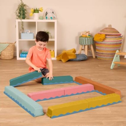 B-Toys - Šķēršļu trase BALANCE & HOP 10 gab.