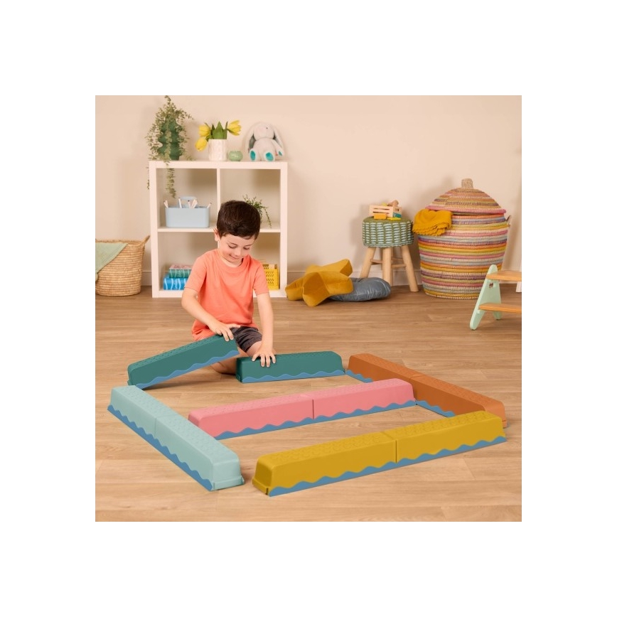 B-Toys - Šķēršļu trase BALANCE & HOP 10 gab.